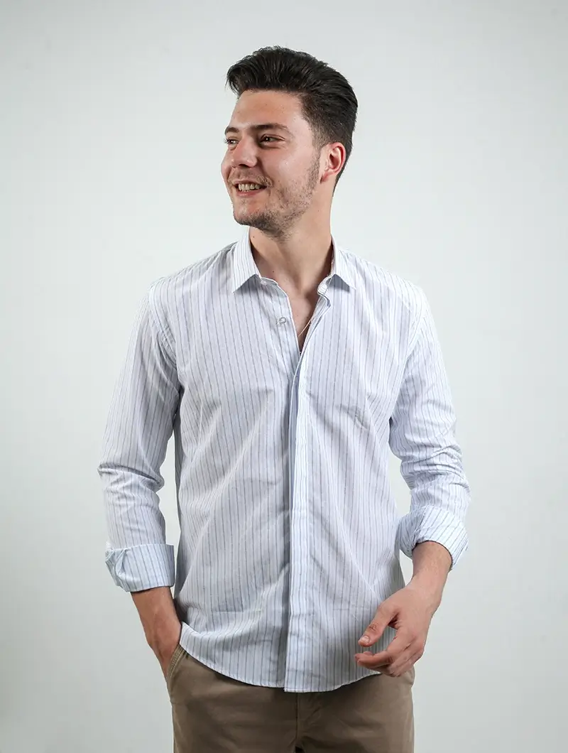 Chemise à rayures